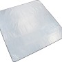 Silberne Picknickdecke 200x200 cm mit schwarzer Umrandung, ideal für Camping & Outdoor.