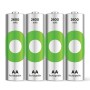 4er-Pack GP Recyko AA Akkus, 2600 mAh, wiederaufladbar.