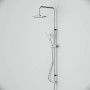 AM.PM Duschsystem Hit, Chrom Duschsäule mit Regendusche und Handbrause.