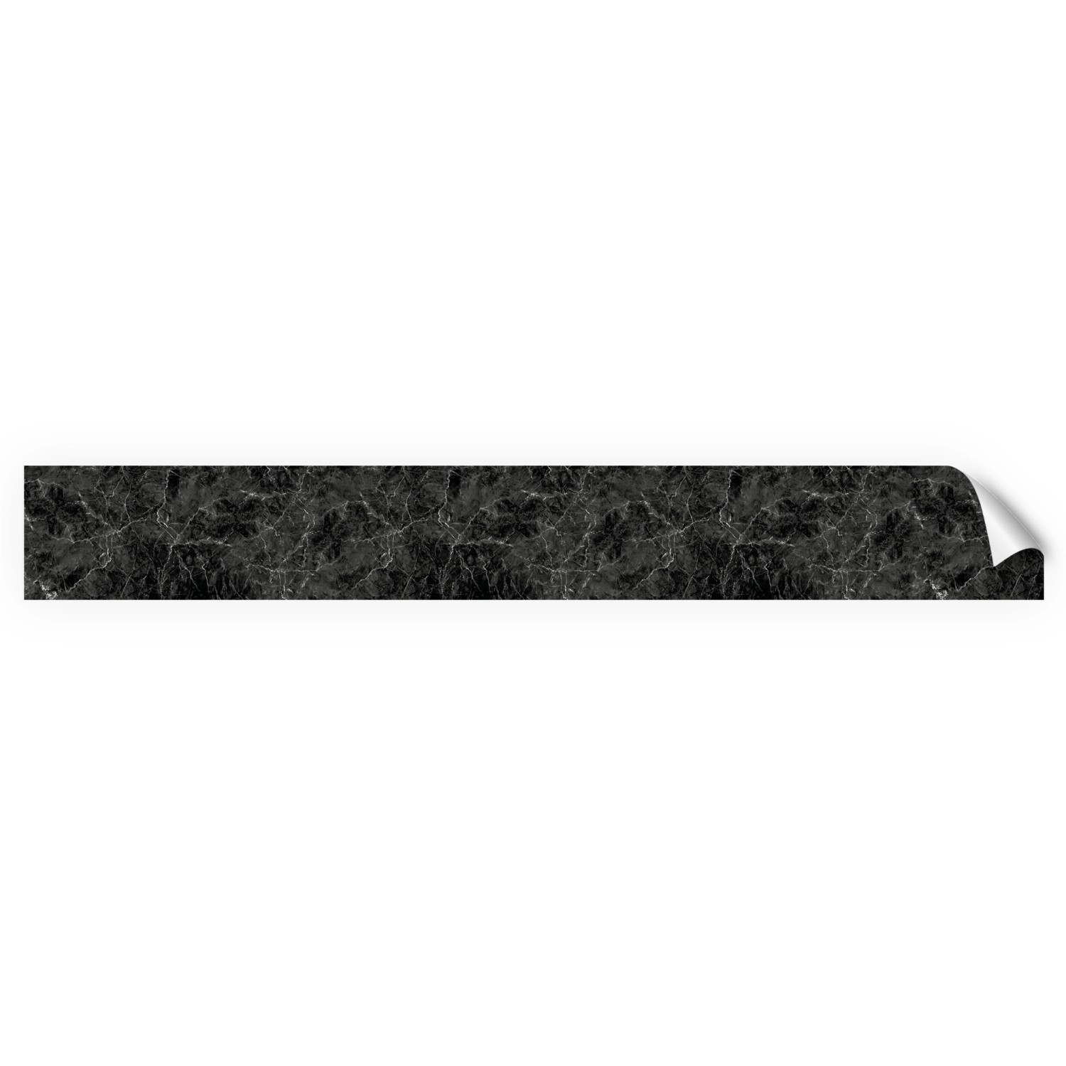 Myspotti Küchenrückwandfolie Marmor Black Selbstklebend 450 cm x 60 cm