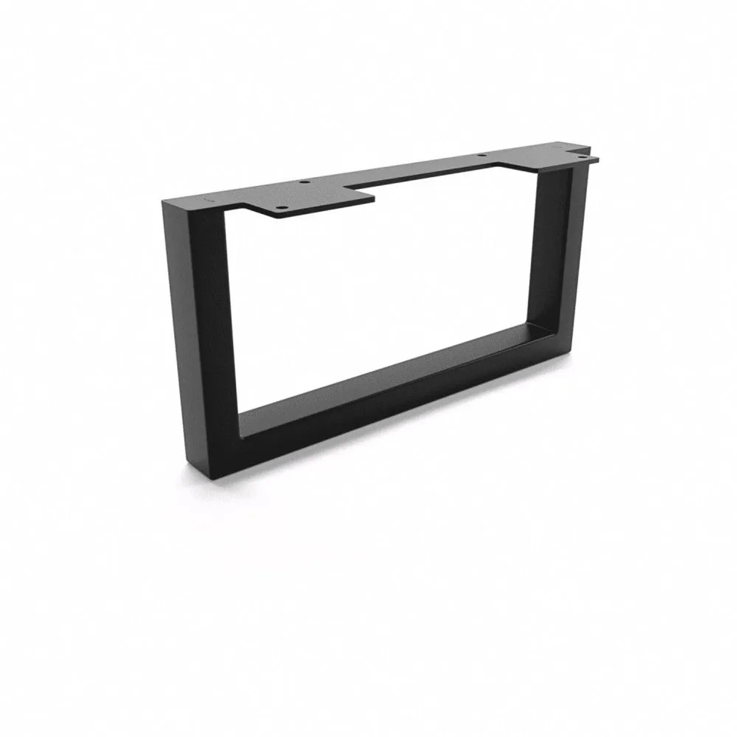 HEVVA Möbelbein GRAZ 15 cm Hoch 30 cm Tief 1 Stück Schwarz