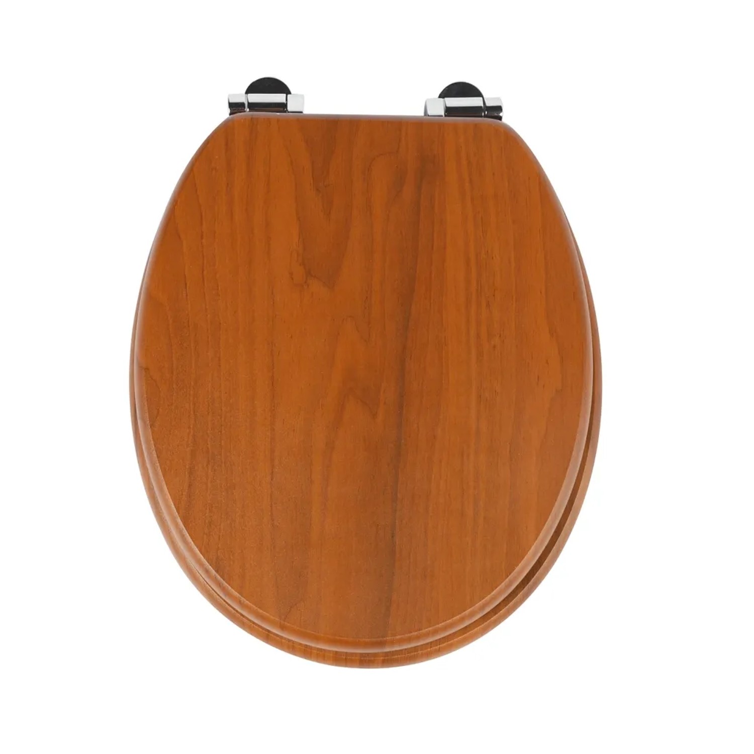 Sinobath WC-Sitz Oval mit Absenkautomatik Kirschholzoptik