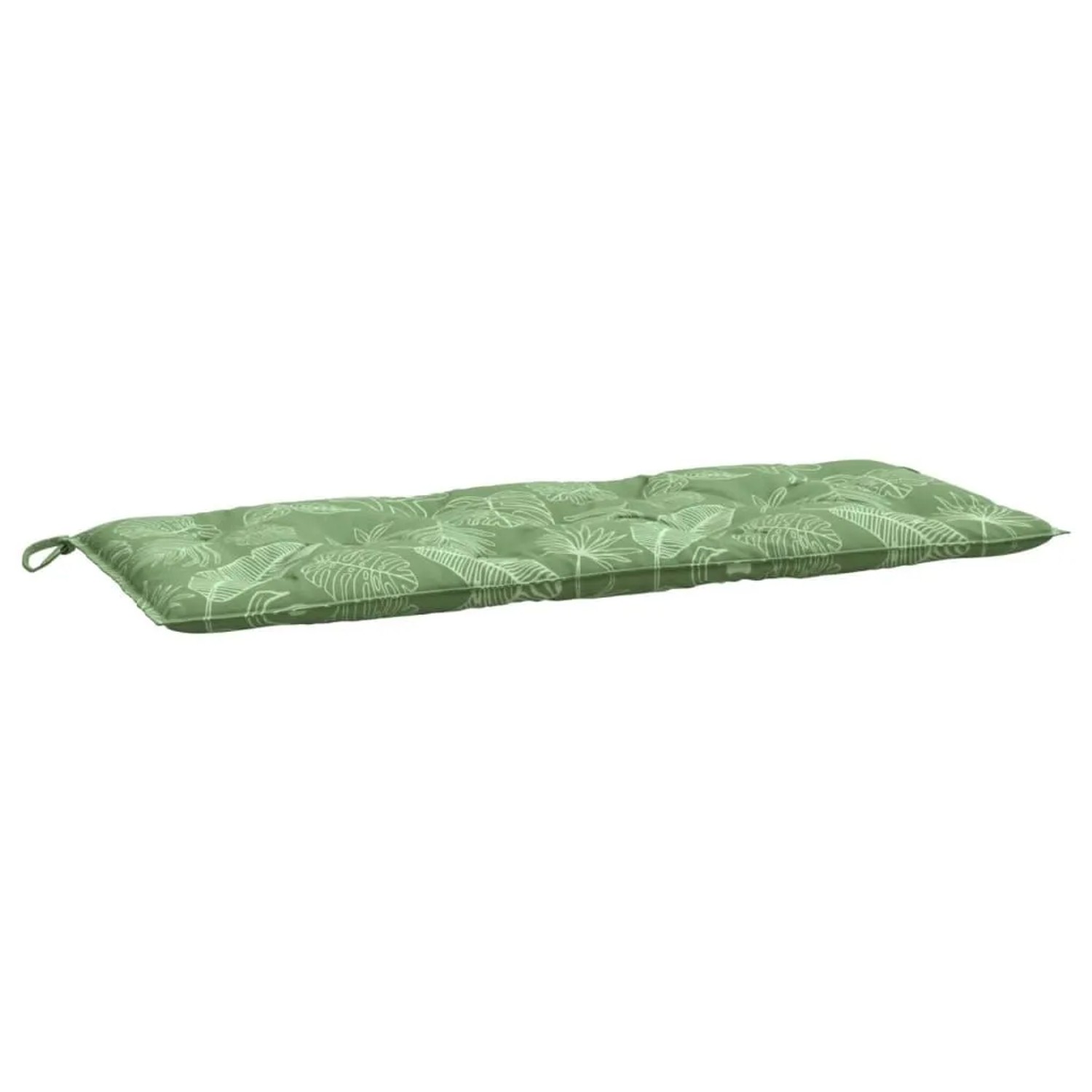 vidaXL Gartenbank-Auflage Blattmuster 120x50x7 cm Stoff 361599 günstig online kaufen