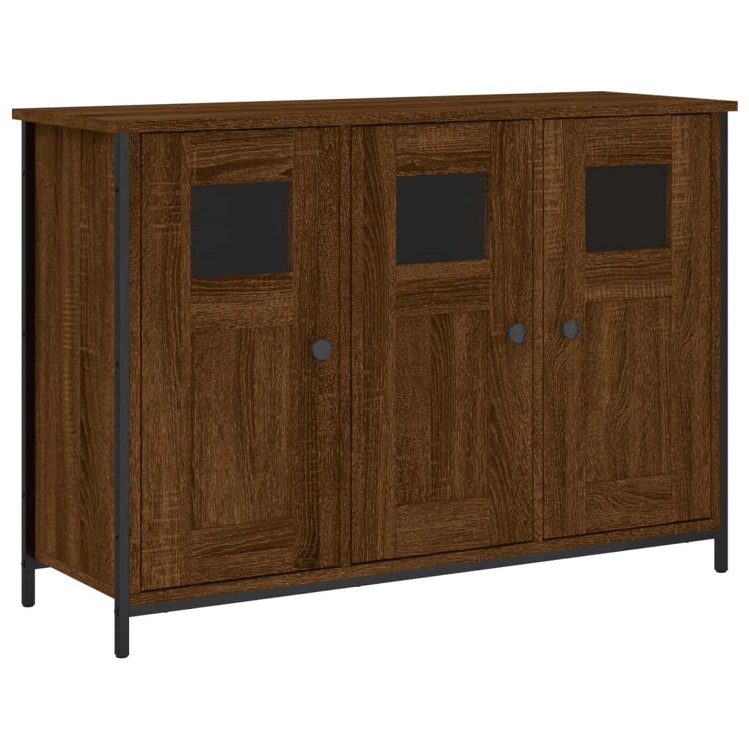 vidaXL Sideboard Braun Eichen-Optik 100x35x70 cm Holzwerkstoff 835523 günstig online kaufen