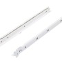 Hettich Rollschubführung, 500mm, weiß, für Schubkästen bis 20kg.