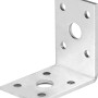 Verzinkter Winkelverbinder, 50x50x35 mm, mit Löchern für Holzkonstruktionen, 20 Stück.