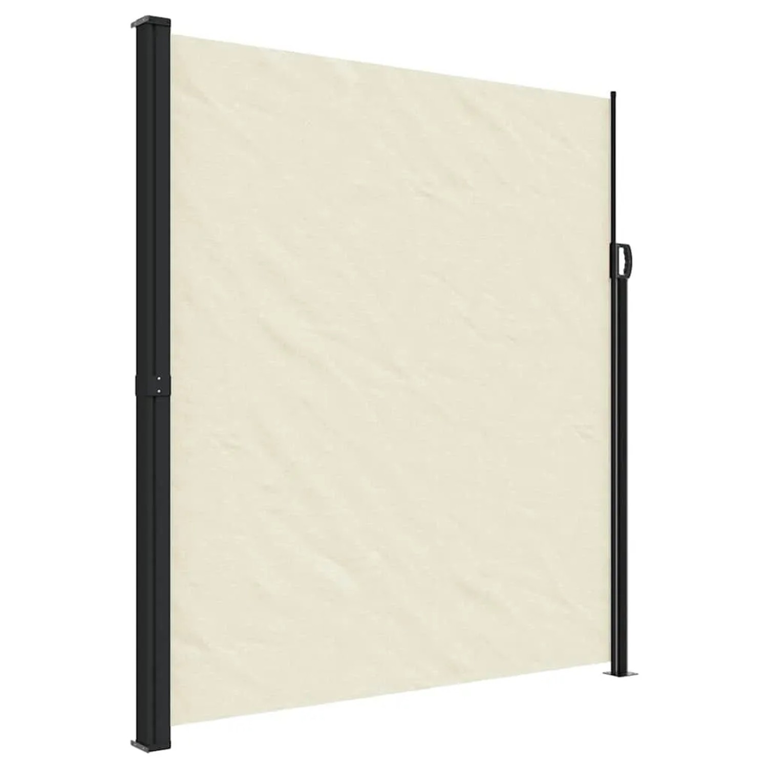 vidaXL Seitenmarkise Ausziehbar Creme 220x500 cm 4004475