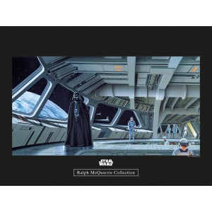 Komar Wandbild Star Wars Commando, 40x30 cm, mit Darth Vader in Raumschiff-Szene.