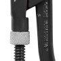 LUX-TOOLS Eckrohrzange 245 mm aus Chrom-Vanadium-Stahl. Schwarze, verstellbare Zange mit abgewinkeltem Kopf für Rohre.