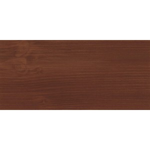 Holzbrett mit Osmo Holzschutz Öl-Lasur in Palisander Farbe.