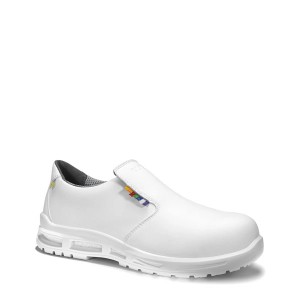 Weißer Elten Sicherheitshalbschuh Brice XXTM White Low ESD S3, Größe 41.