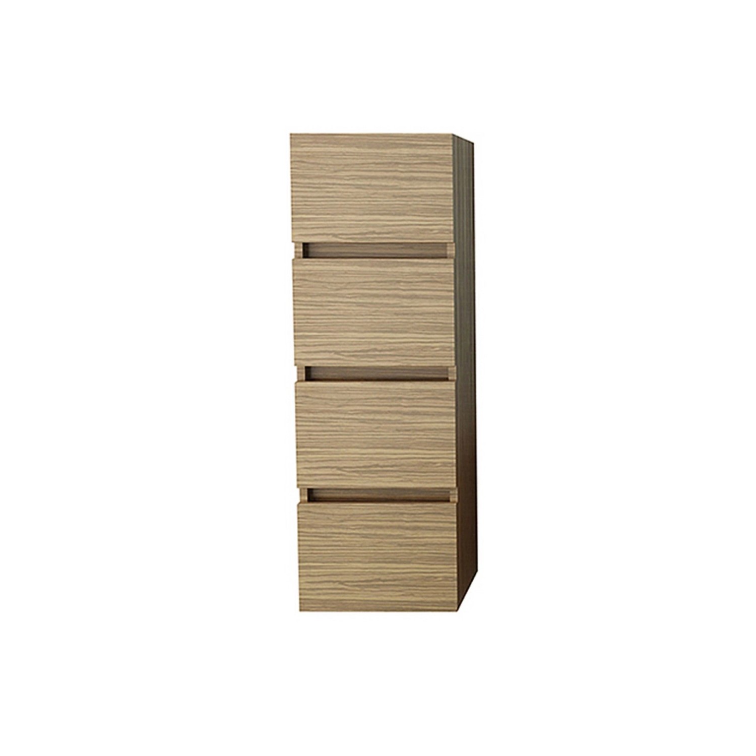 Jet-Line Badezimmer Hochschrank Kufstein in Holzoptik Zebra Hell 120cm günstig online kaufen