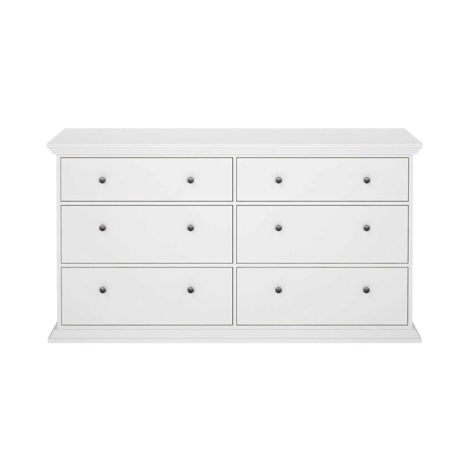 ebuy24 North Kommode 6 Schubladen Weiß günstig online kaufen