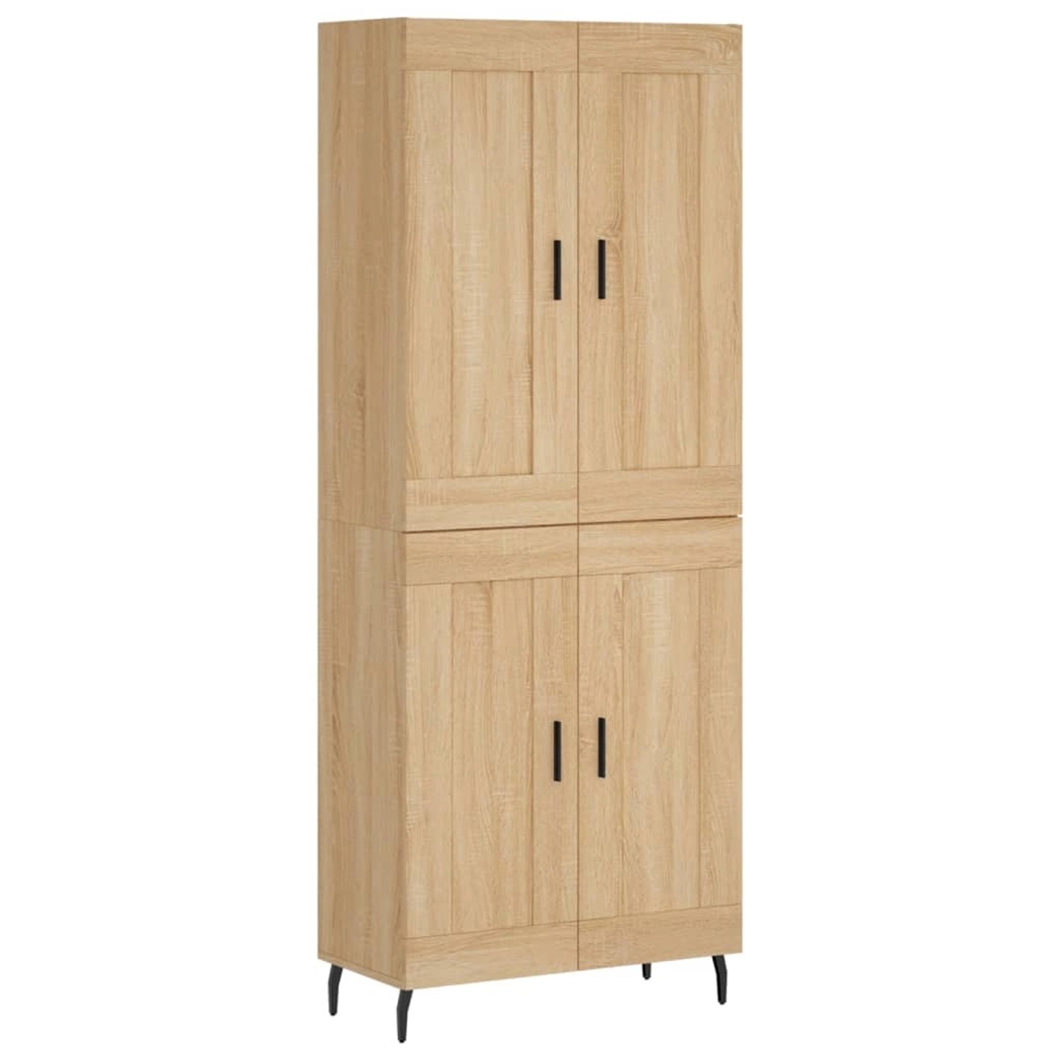 vidaXL Highboard Sonoma-Eiche 69,5x34x180 cm Holzwerkstoff 3199700 günstig online kaufen