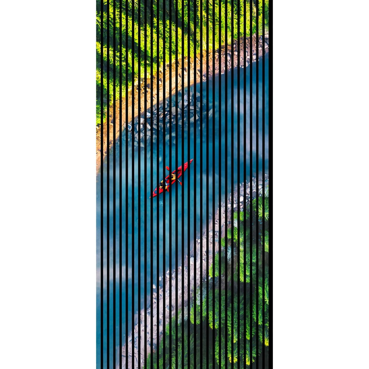 FN Acustico Akustikplatte Fluss 1 PET u. MDF Foliert 1.133 x 19 x 2.400 mm