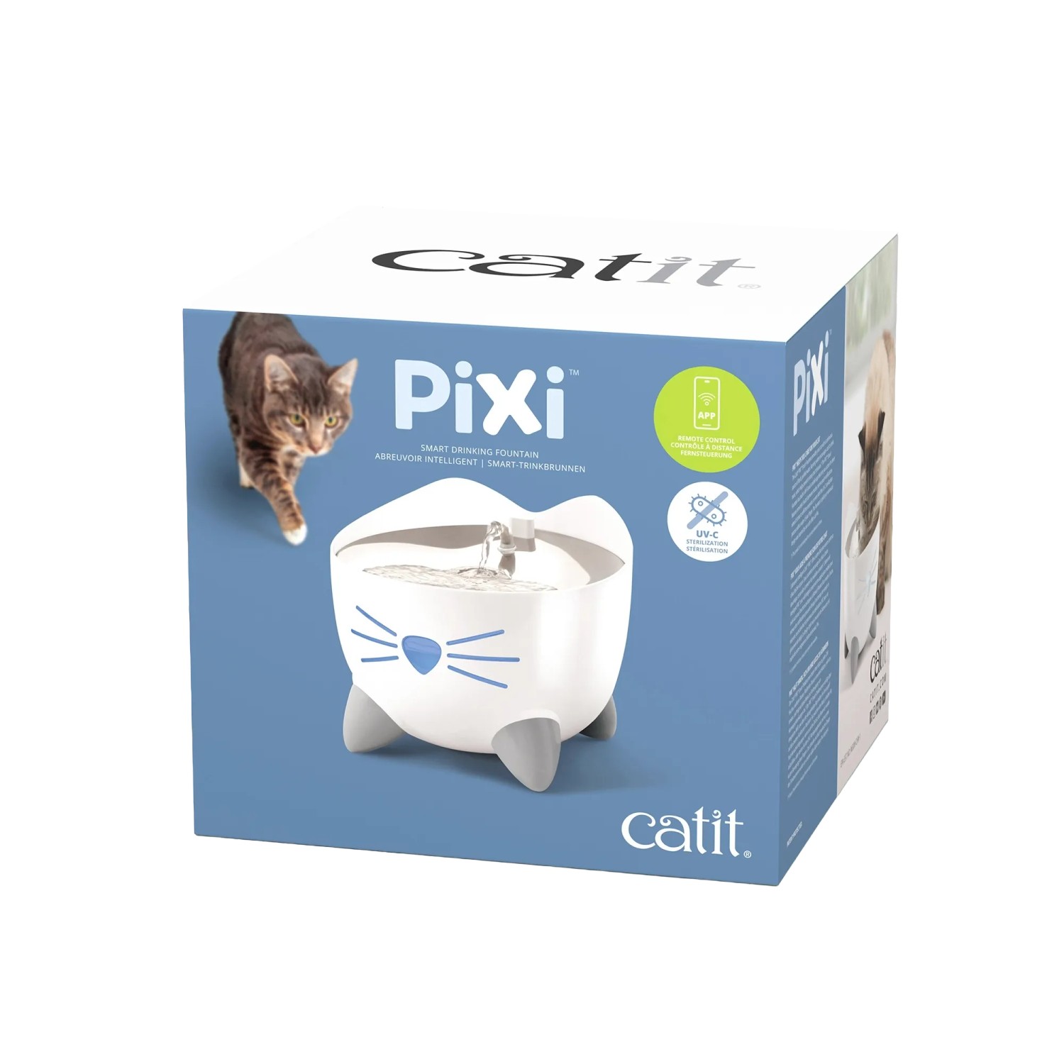 Catit Smart-Trinkbrunnen Pixi Ø 20,5 cm x 17 cm Weiß 2 Liter