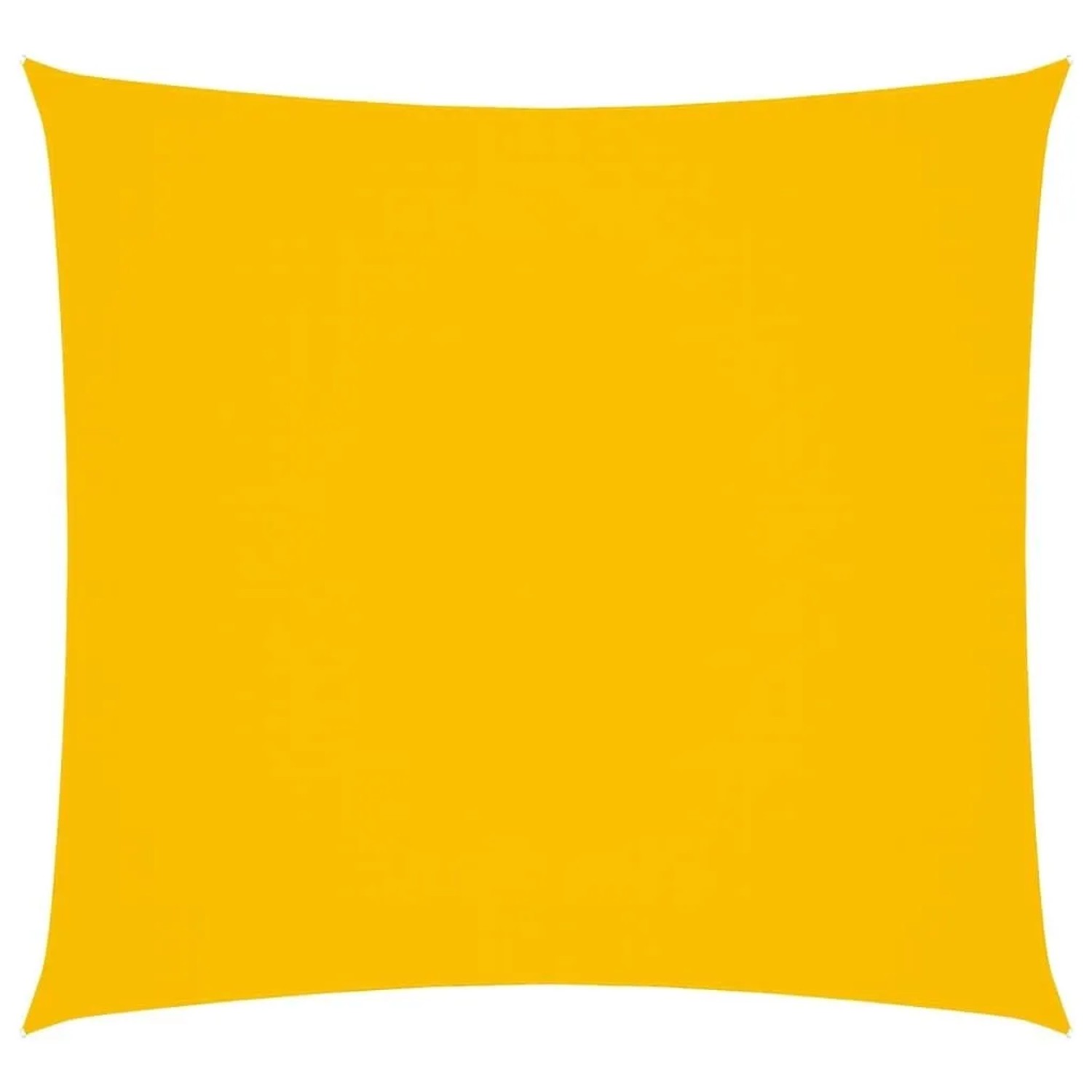 Furnicato Sonnensegel Oxford Gewebe Quadratisch 5x5 M Gelb