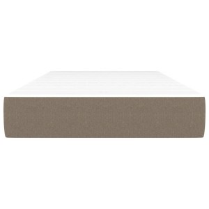 vidaXL Taschenfederkernmatratze für Kinder Taupe 80x160 cm Stoff 4016539
