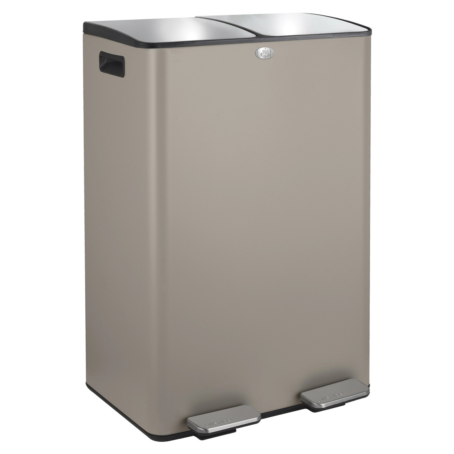 Spirella Kosmetikeimer Aliya 2 x 30 l Taupe Matt günstig online kaufen