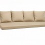 Setgarden  Mix Bench Kissen Outdoor Kissen Bankauflage 170x50+4x50x56cm Kissen Für 3-Sitzer Bänke 1tlg Beige