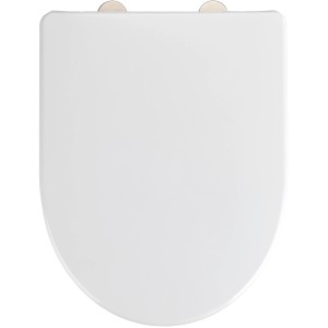 Wenko WC-Sitz Exclusive, passend für Geberit Icon, aus Duroplast, weiß.