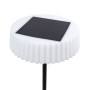 Lindby LED Solarleuchte Samine, dimmbar, schwarz, für den Außenbereich.