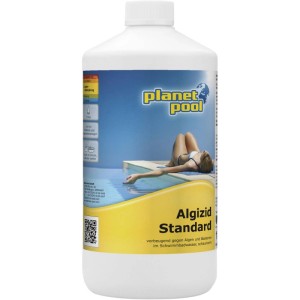 Planet Pool Algizid Standard, 3 Liter Flasche zur Algenbekämpfung im Pool.