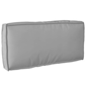 Graues vidaXL Kissen, 80x40x12 cm, aus Oxford-Stoff, geeignet als Sitzkissen oder Gartenstuhlauflage.