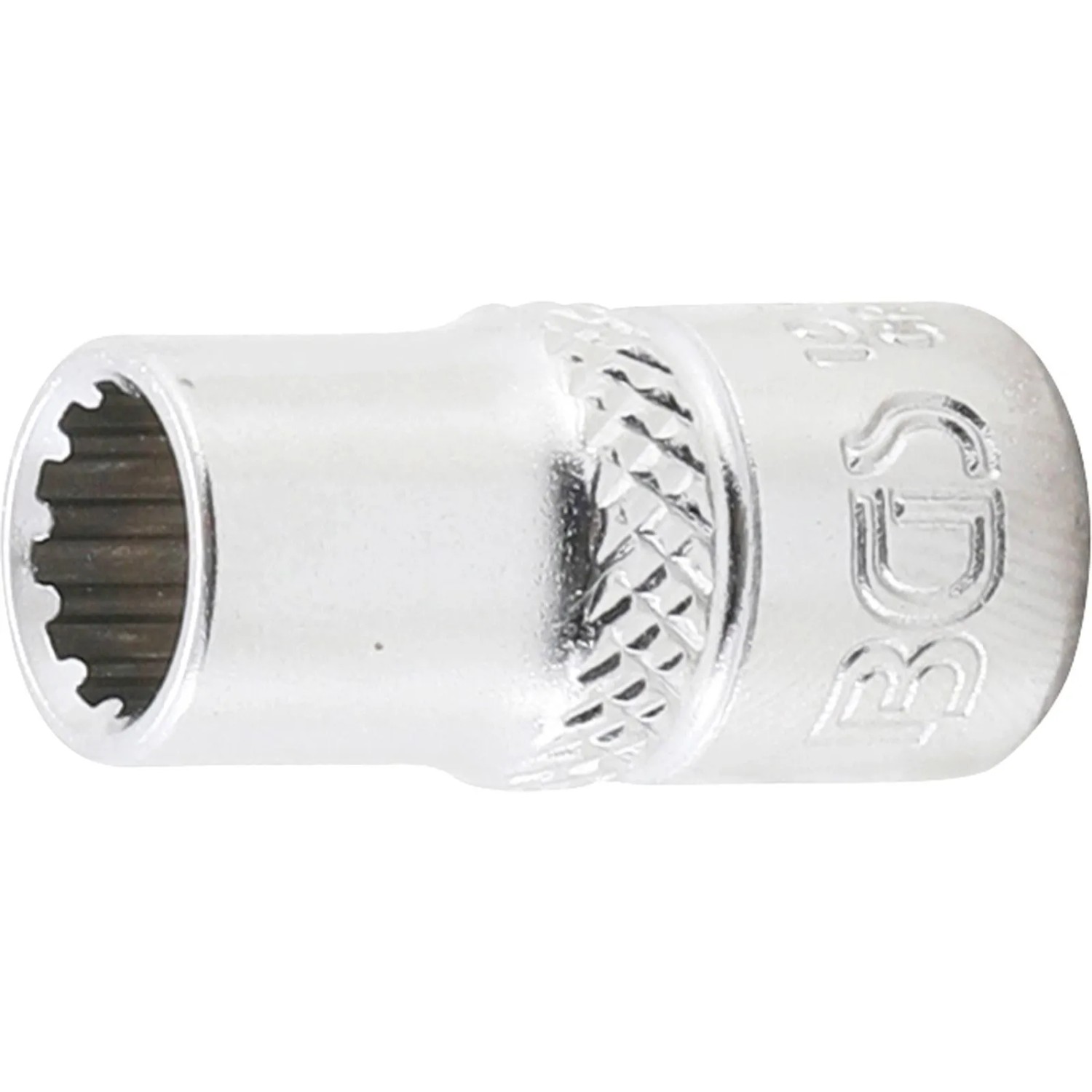 BGS Steckschlüssel Einsatz Gear Lock Antrieb Innenvierkant 6 3 Mm  1 4 Zoll  SW 7 Mm 10107