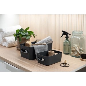 SmartStore Aufbewahrungskörbe Comfort S in Dark Teal, 1,5 l, für Bad, Küche und mehr.