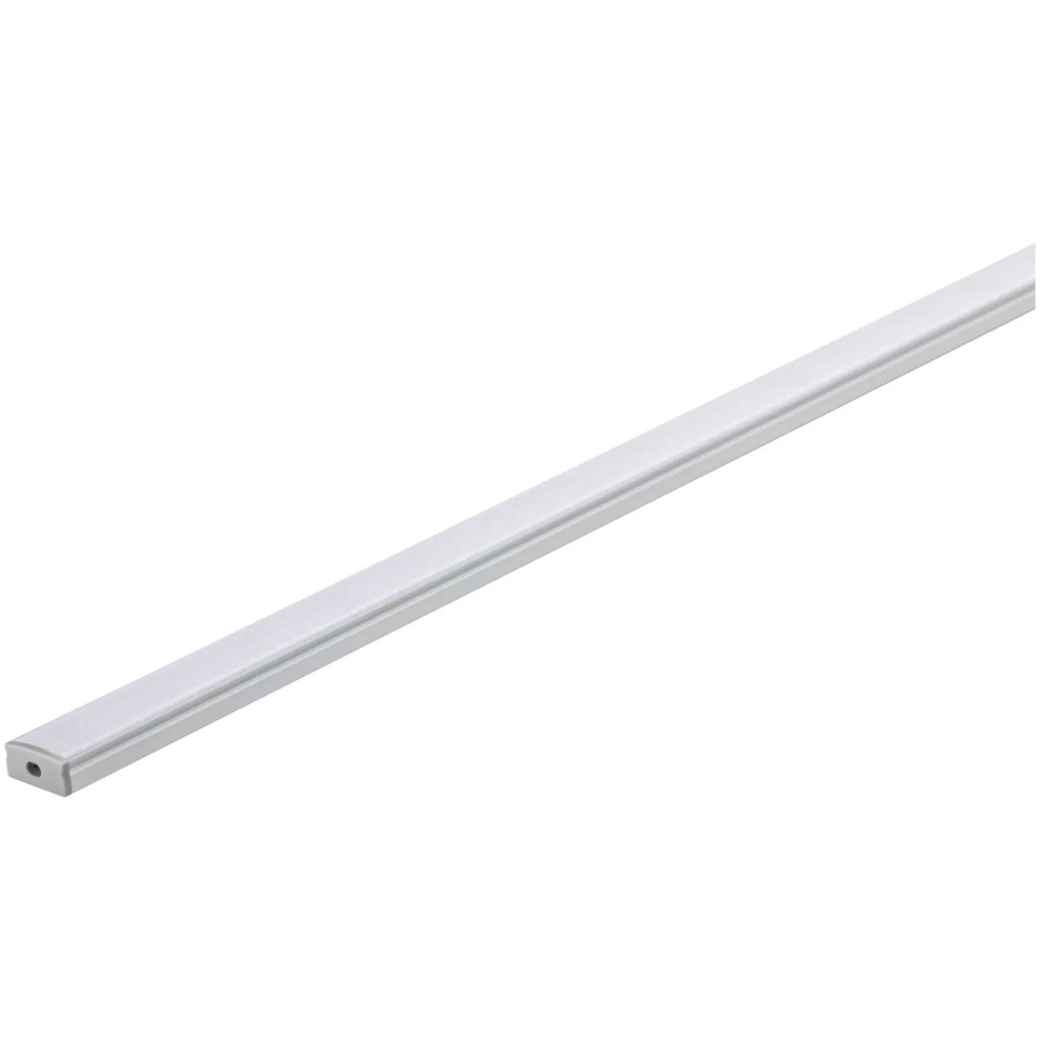 Paulmann Base Profil, 1 m, mit Diffusor für LED-Streifen. Aluminiumprofil in Silber.