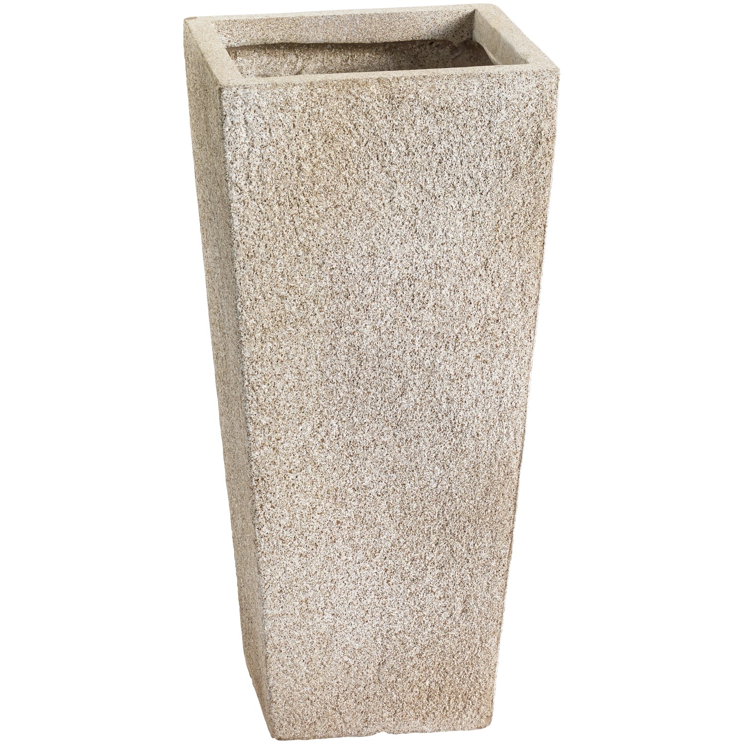 Pflanztopf Calais 50,5 cm x 23,5 cm x 23,5 cm Beige