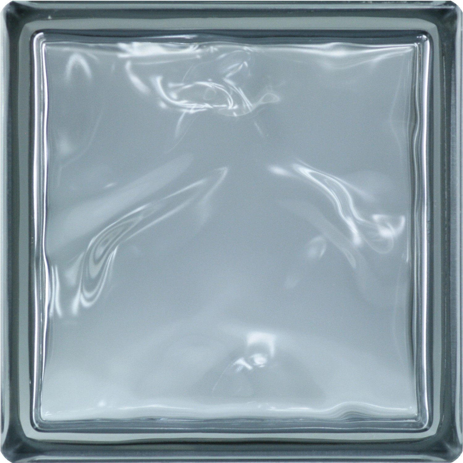 BM Glasstein Wolke Reflex Anthrazit 19 cm x 19 cm x 8 cm glänzend