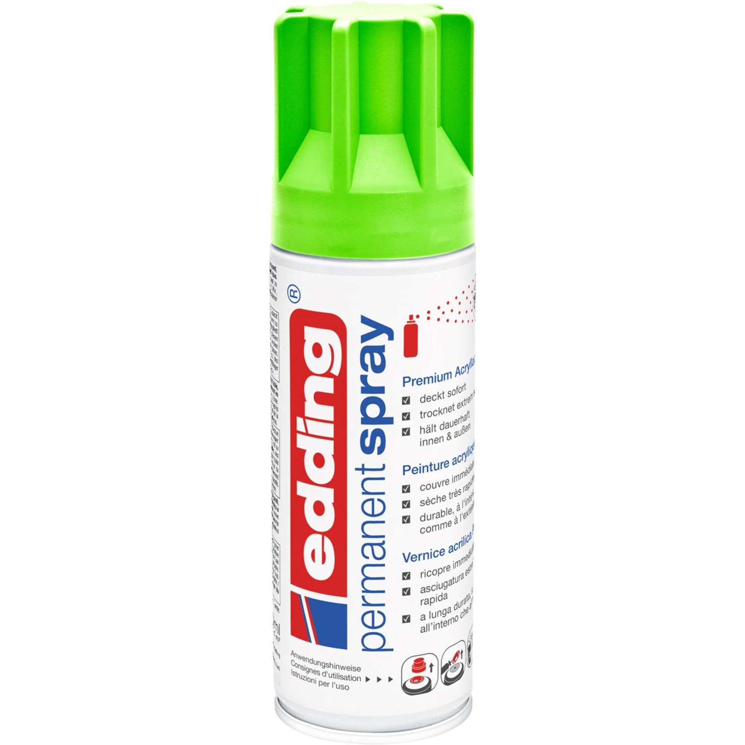 edding 5200 Permanent Spray Neongrün matt 200 ml