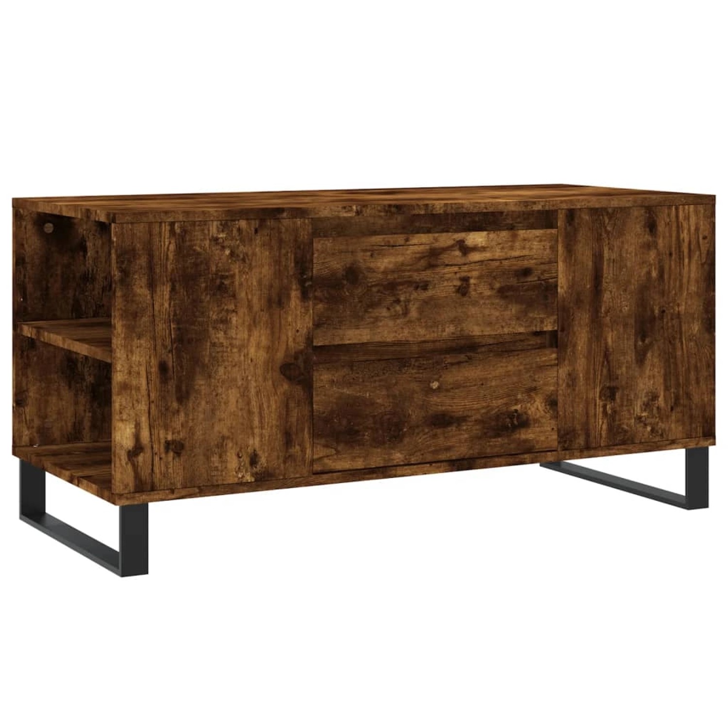 vidaXL Couchtisch Räuchereiche 102x44,5x50 cm Holzwerkstoff 831009 günstig online kaufen