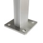 Detailaufnahme: Treba Geländer-Set CB2 Bodenmontage, Aluminium eloxiert.
