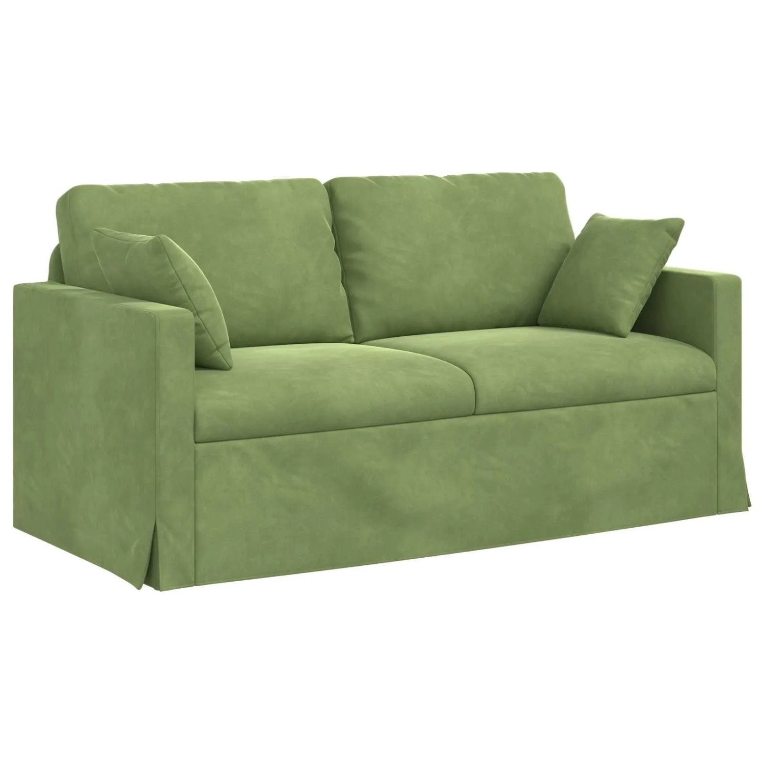 vidaXL Sofa Hellgrün 158 x 78 x 80 cm Samt 42024425