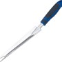 LUX Handunkrautstecher Comfort aus Edelstahl mit blau-schwarzem Griff für die Gartenarbeit.