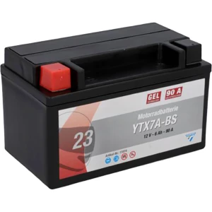 Cartec GEL Batterie YTX7 A-BS 6 Ah 90 A