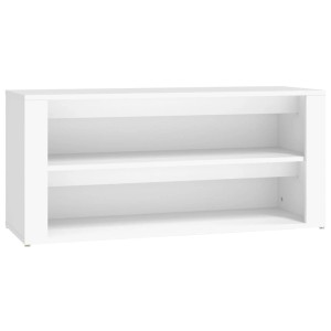 vidaXL Schuhregal Weiß 100x35x45 cm Holzwerkstoff 816904