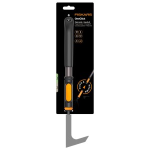 Fiskars Fugenkratzer OneClick mit Handgriff S, orange-schwarz, zum Entfernen von Unkraut.