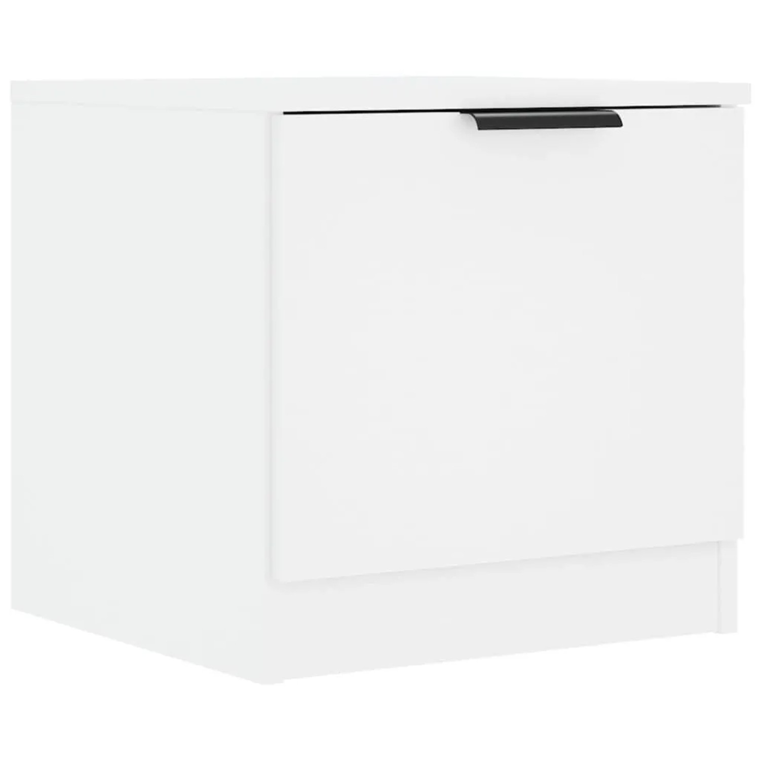 vidaXL Nachttisch Weiß 40x39x40 cm 811196