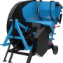 Güde Wippsäge GWS 700 ZR HM-2: Blaue und schwarze Wippkreissäge mit Fahrwerk.