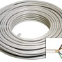 Emskabel Feuchtraumleitung NYM-J 5x2,5 mm², 50 m Rolle, grau. Installationsleitung für Innen- und Außenbereich.