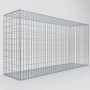 Gabiona Gabionenkorb, 100x200x50 cm, Maschenweite 5x10 cm, Drahtkorb für Einfassungen und Mauersysteme.