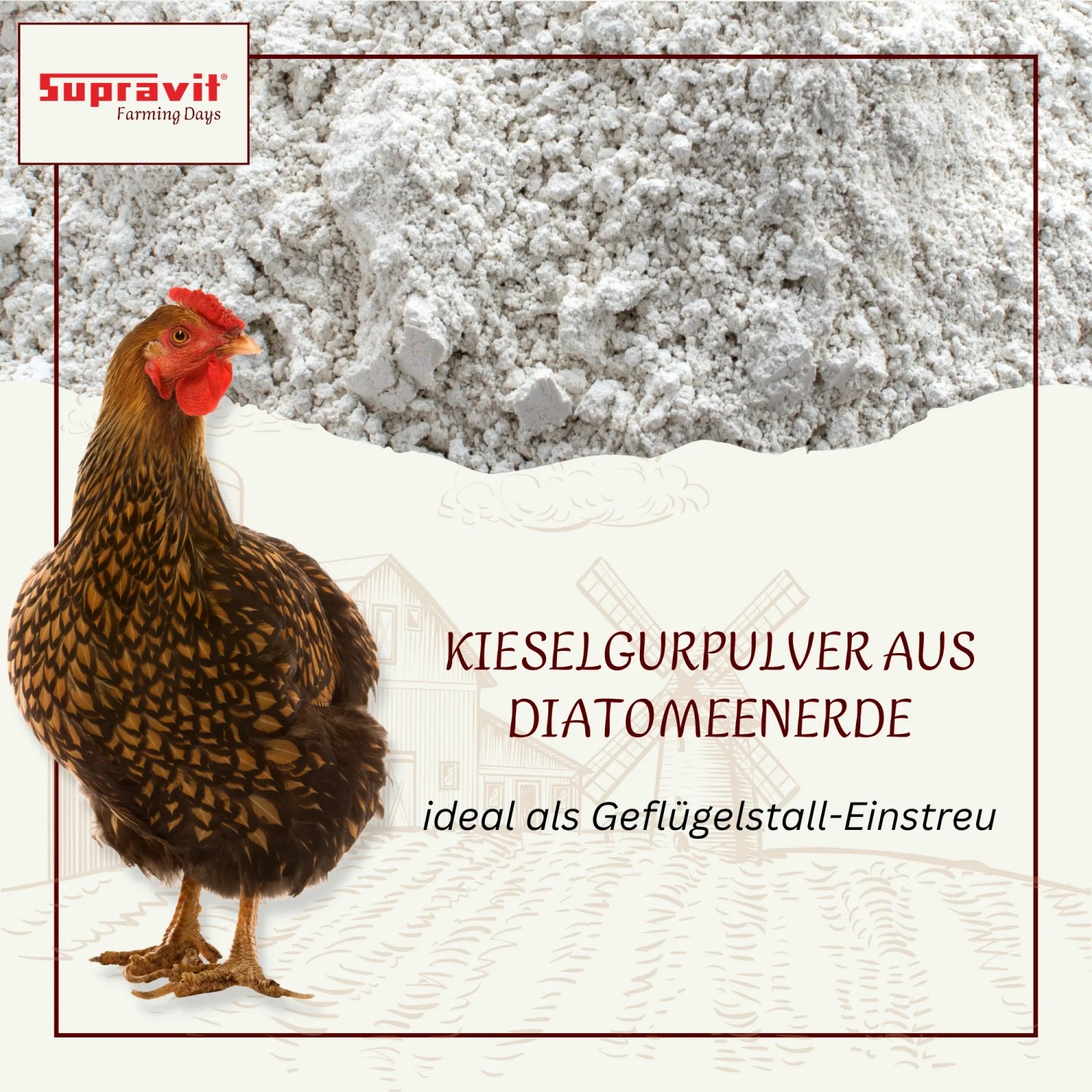 Supravit Kieselgur für Hühner_2
