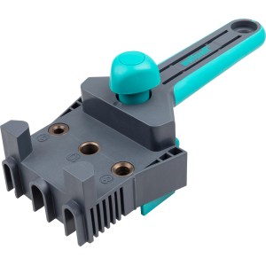 wolfcraft Meisterdübler: Dübellehre für präzise Holzverbindungen mit 6, 8, 10 mm Dübel.