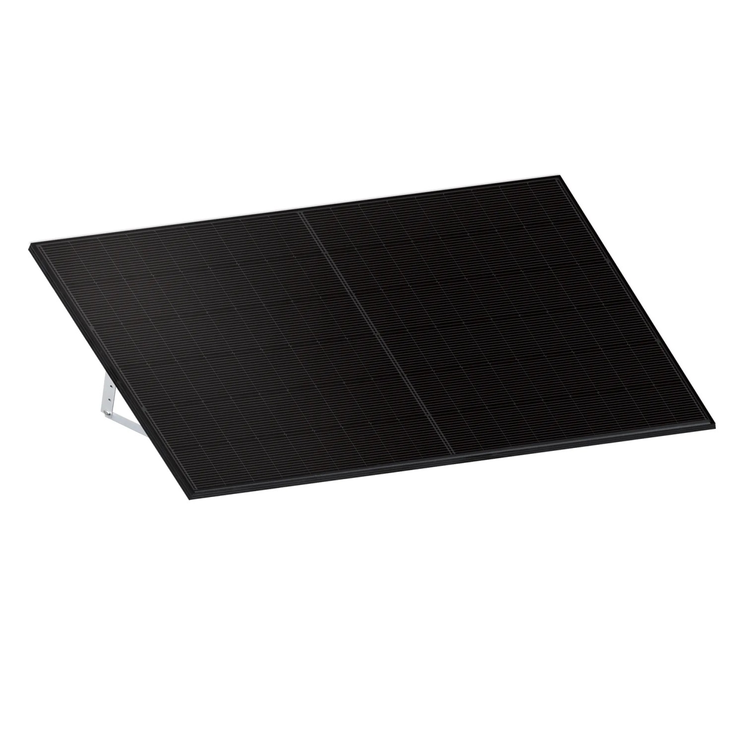 Haier Balkonkraftwerk Halterung MK-G für Flachdach/Garten, mit Solarmodul. Neigungswinkel verstellbar.