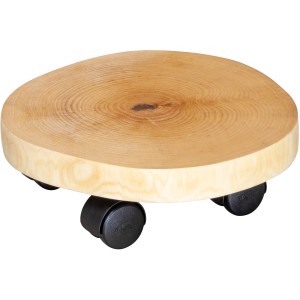 Wagner Pflanzenroller GH 0268, Ø 25-30 cm, Birke FSC®, mit Rollen für Pflanzgefäße.