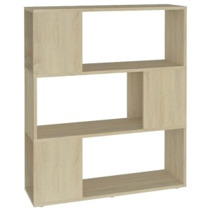 vidaXL Bücherregal Raumteiler Sonoma-Eiche 80x24x94 cm Holzwerkstoff 809128